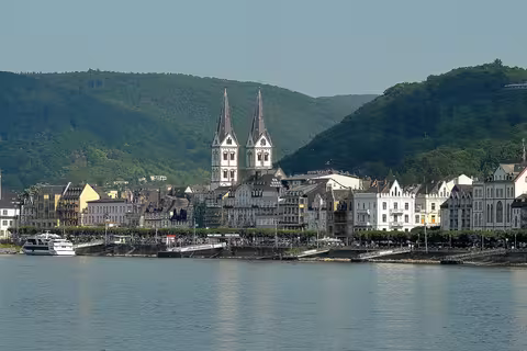 Boppard: Stadszicht vanuit het noorden