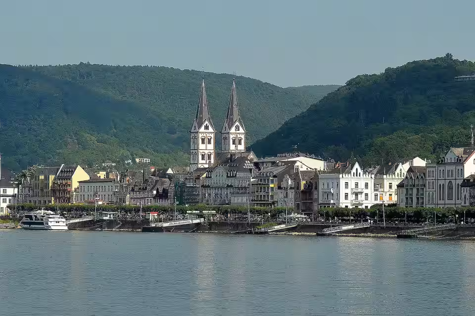 Boppard: Stadszicht vanuit het noorden