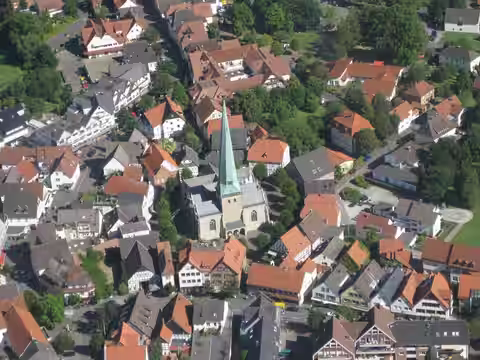 Delbrück: Luftbild Delbrueck