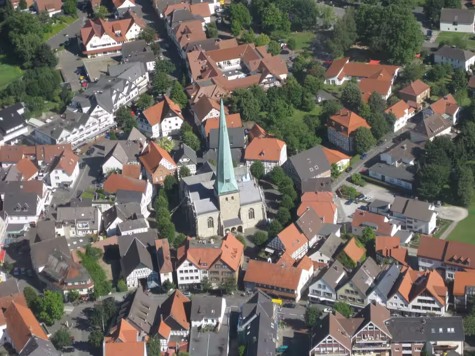 Delbrück: Luftbild Delbrueck