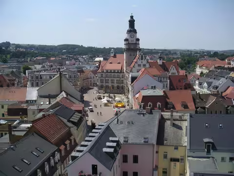 Döbeln: Doebeln vom turm