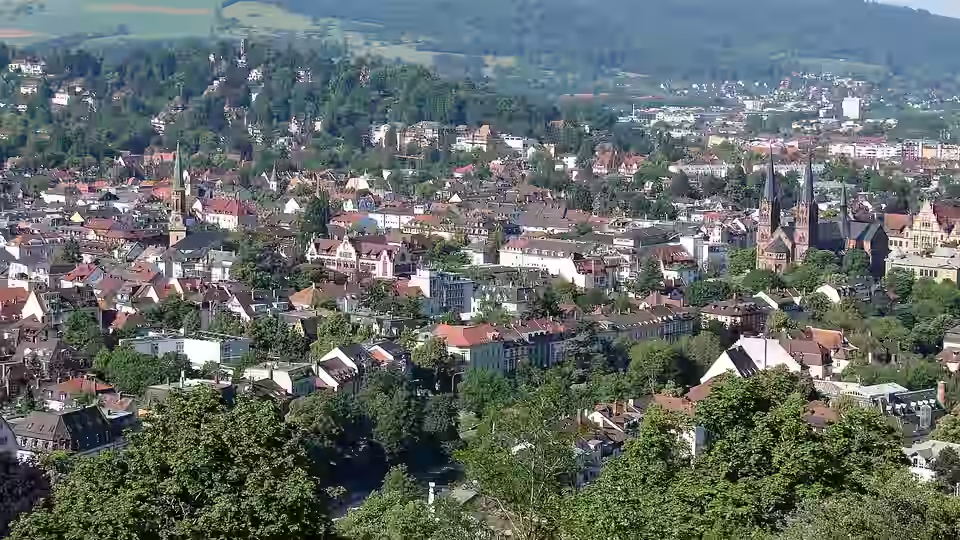 Freiburg im Breisgau: Schlossbergblick i. B.