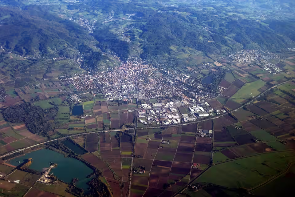 Heppenheim: luftbild