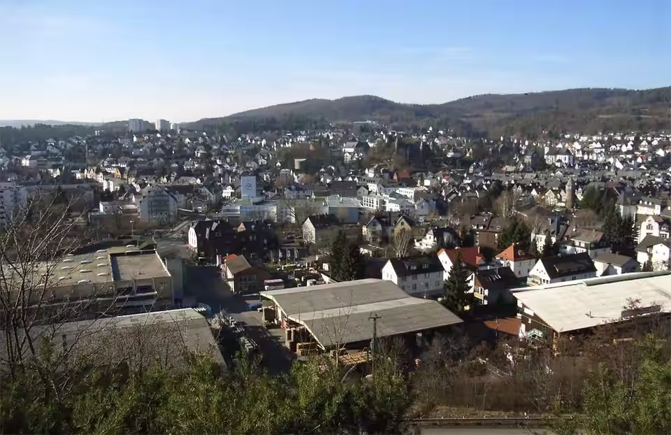 Herborn: Blick auf die Stadt