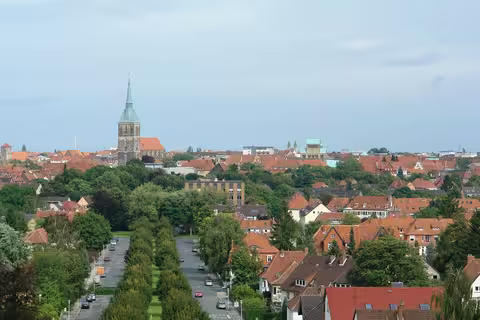Hildesheim: Blick vom Berghözchen