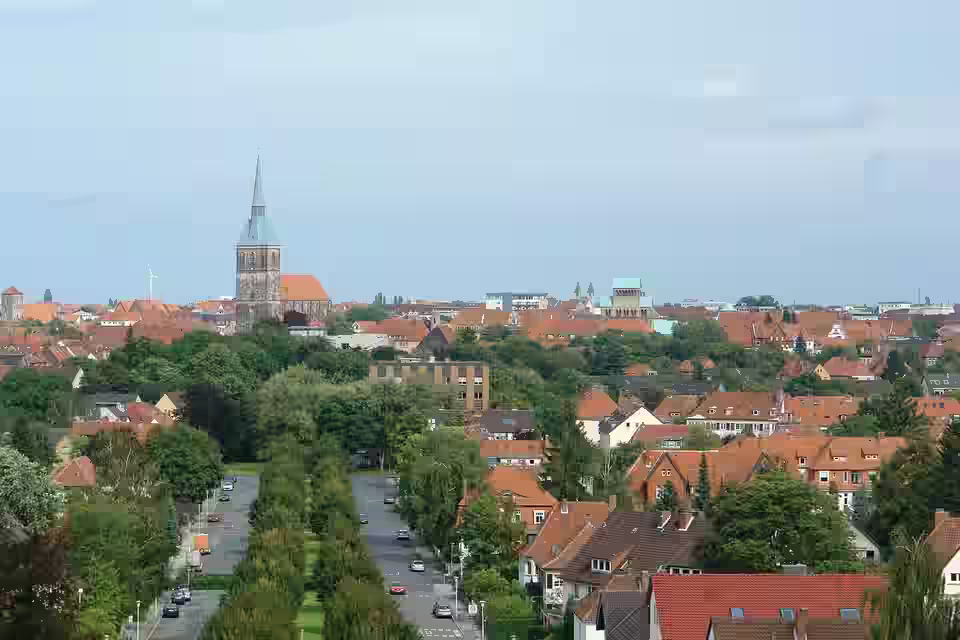 Hildesheim: Blick vom Berghözchen