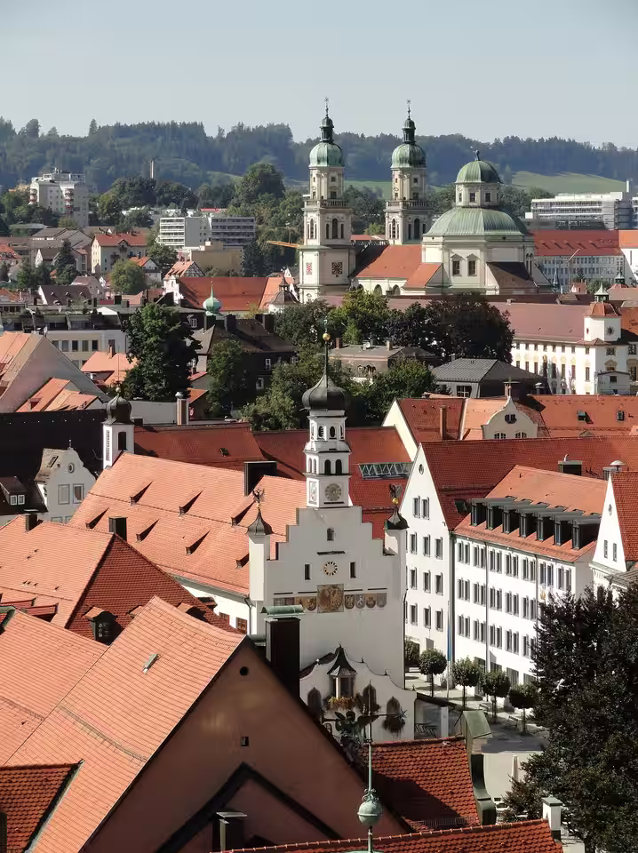 Kempten: Sicht auf Altstadt Neustadt
