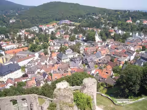 Königstein im Taunus: Koenigstein Stadt von Burg