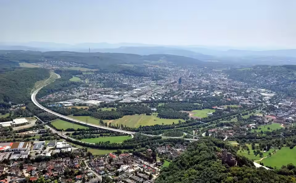 Lörrach: Aerial View