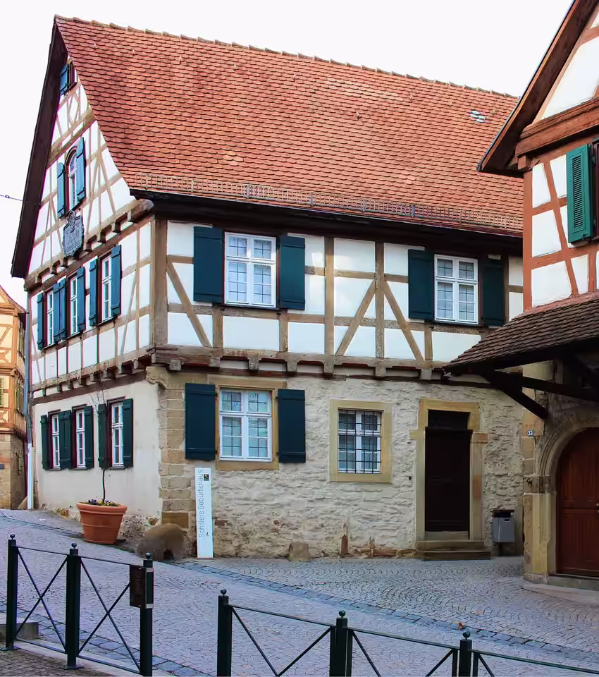 Marbach am Neckar: Geburtshaus Friedrich Schiller