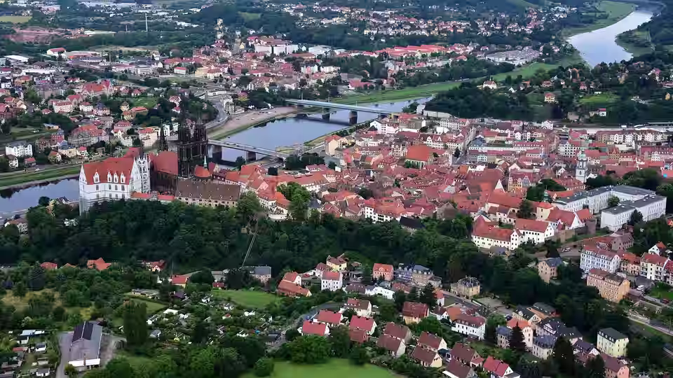 Ansicht von Meißen