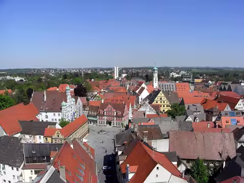 Memmingen: Blick über Osten Memmingens