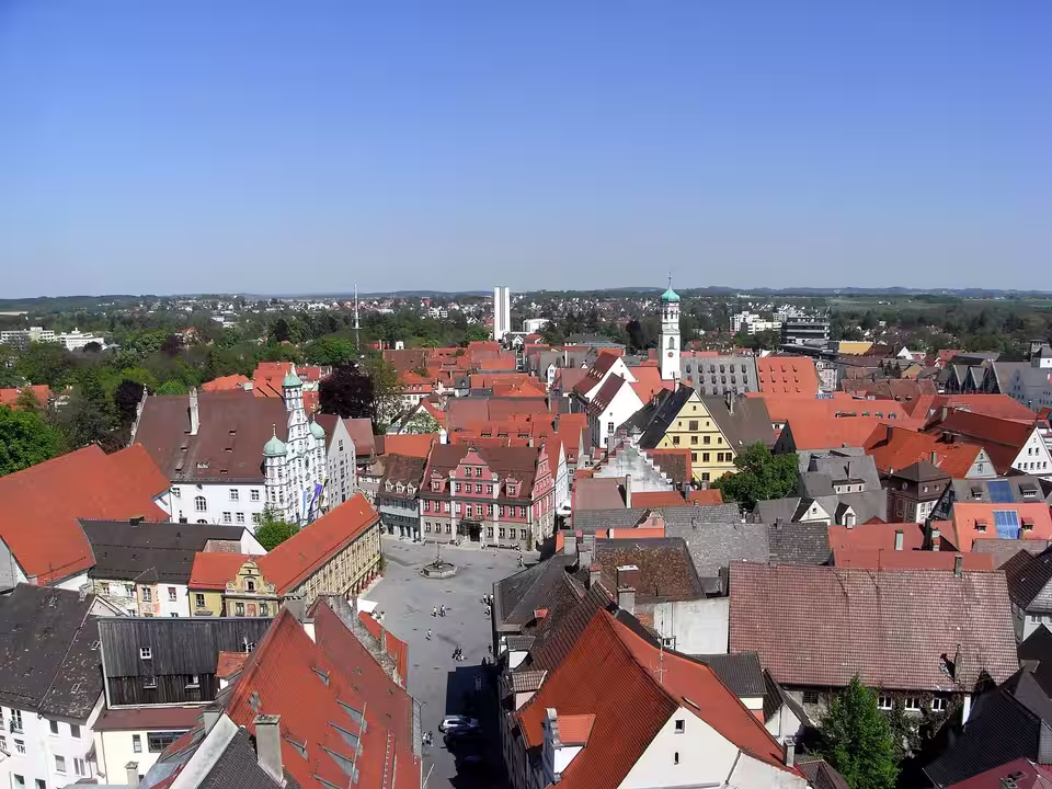 Memmingen: Blick über Osten Memmingens