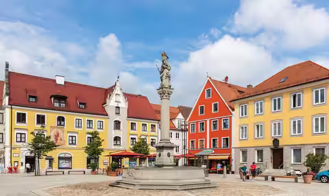 Mindelheim: Marienplatz Alemania DD
