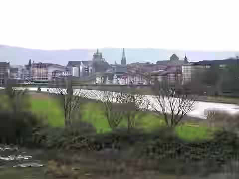 Minden: ueber weser von norden