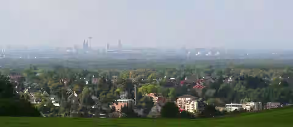 Rösrath: Panorama bis Köln