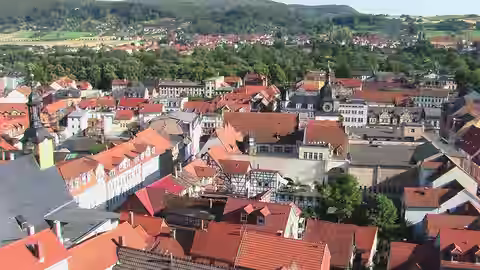 Rudolstadt: RudolstadtBlickVonDerHeidecksburg