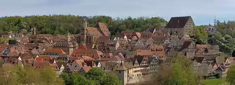 Schwäbisch Hall: Blick auf die Altstadt