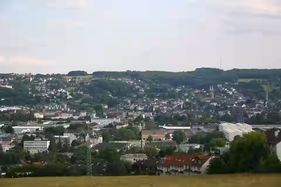 Schwelm: Stadtansicht