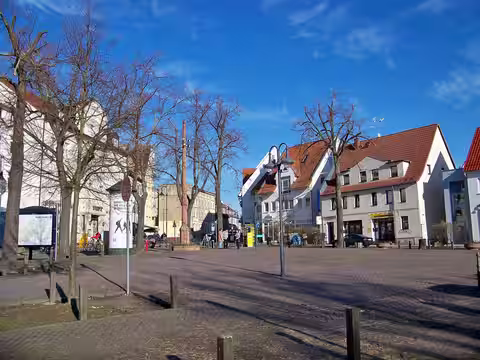 Taucha: Marktplatz